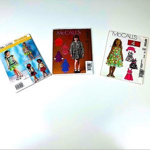 New uncut Simplicity and McCall’s sewing patterns